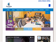 Tablet Screenshot of christiecentre.com.au